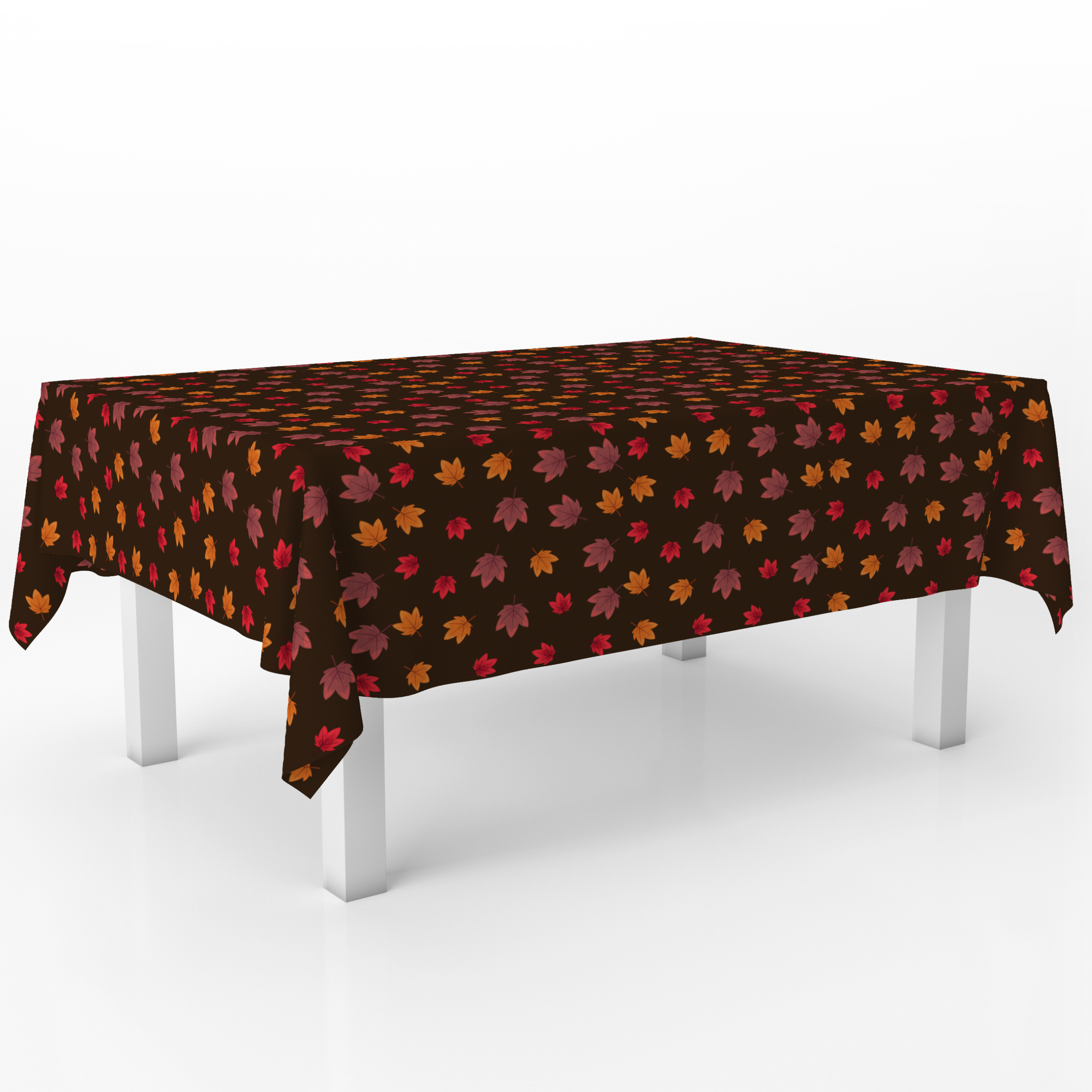 Thanksgiving Brown Premium Rectangle Plastic Table Cover