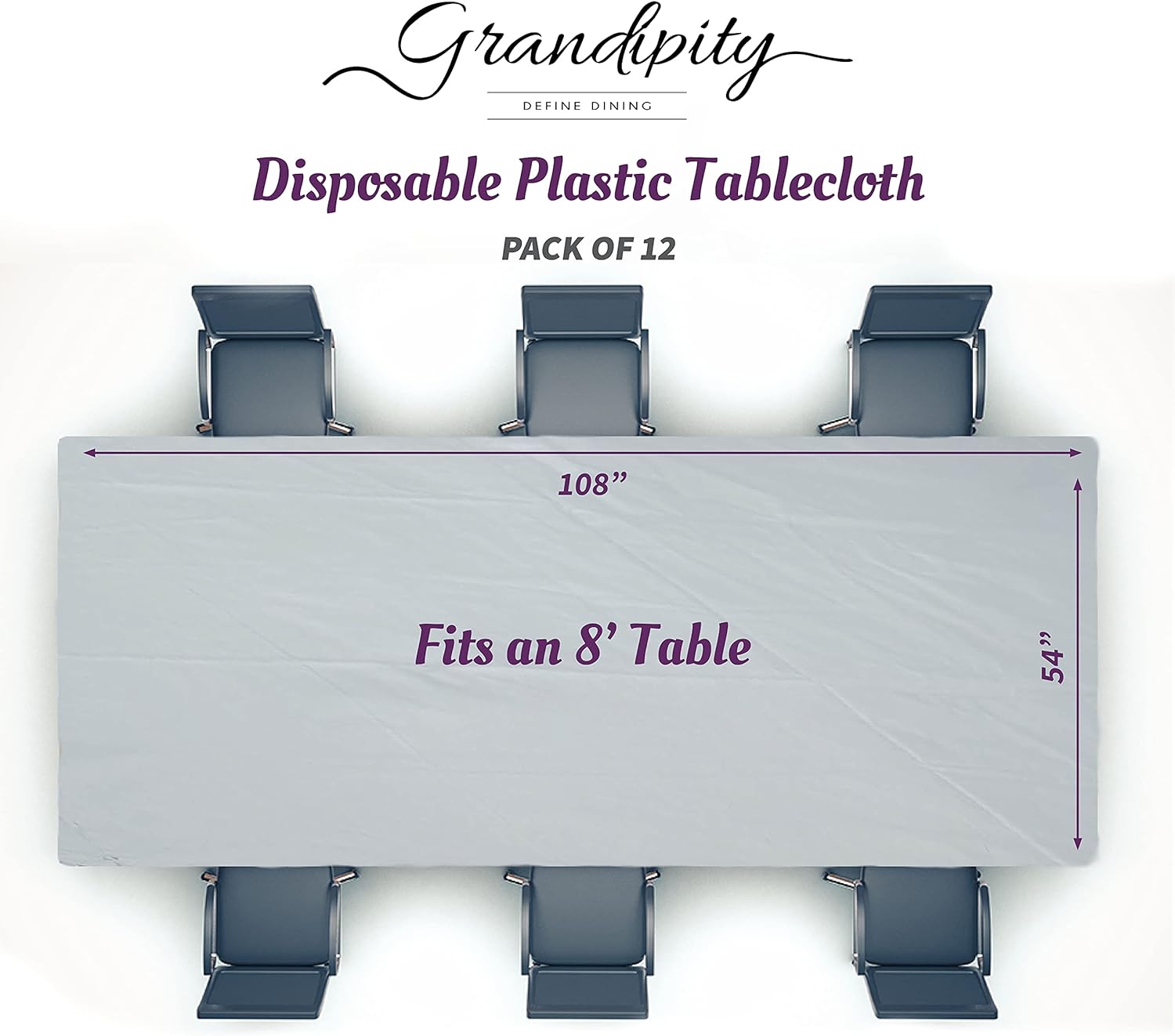 Cheerful Holiday Rectangle Plastic Table Cover