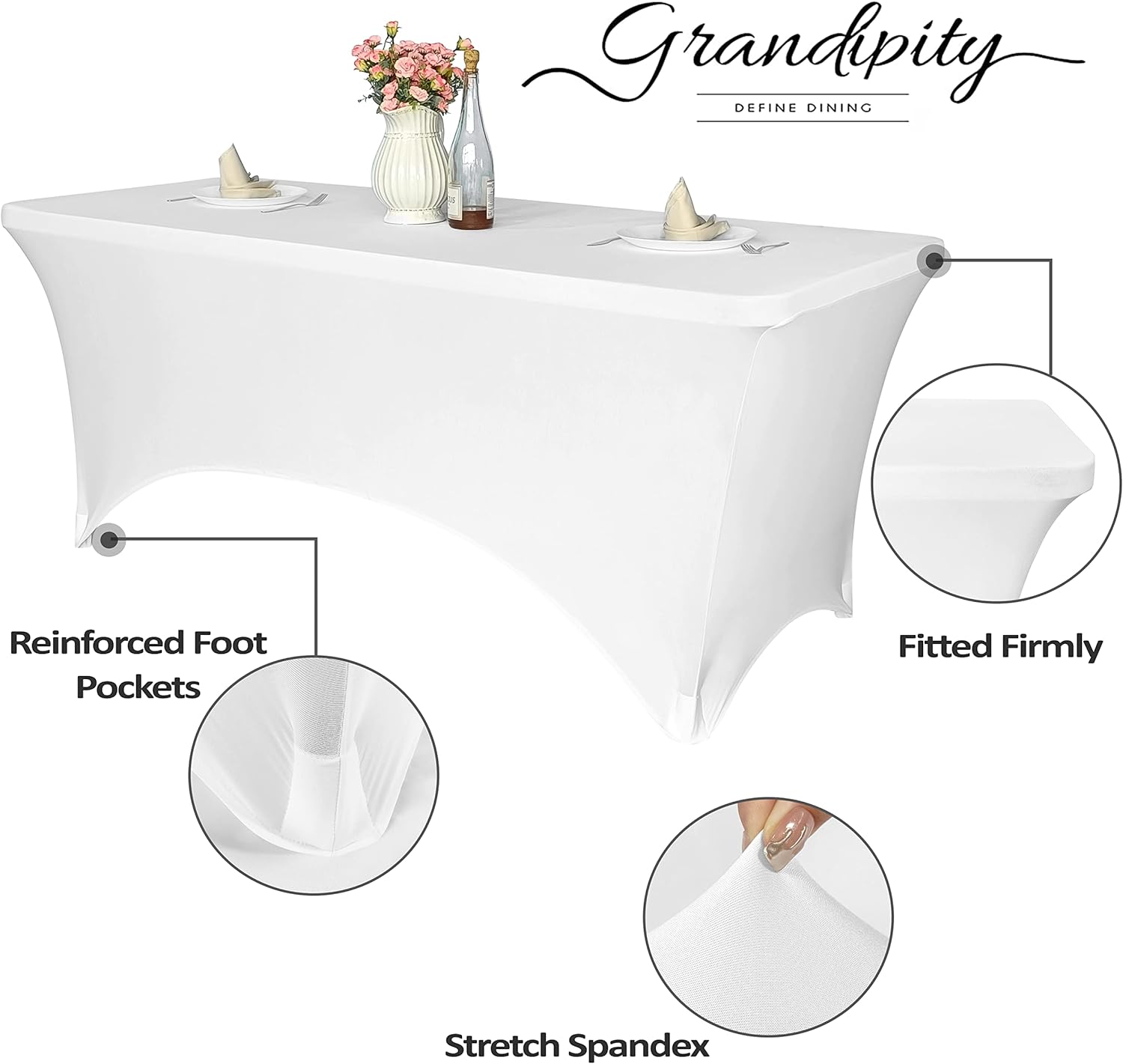 Spandex Polyester Tablecloth