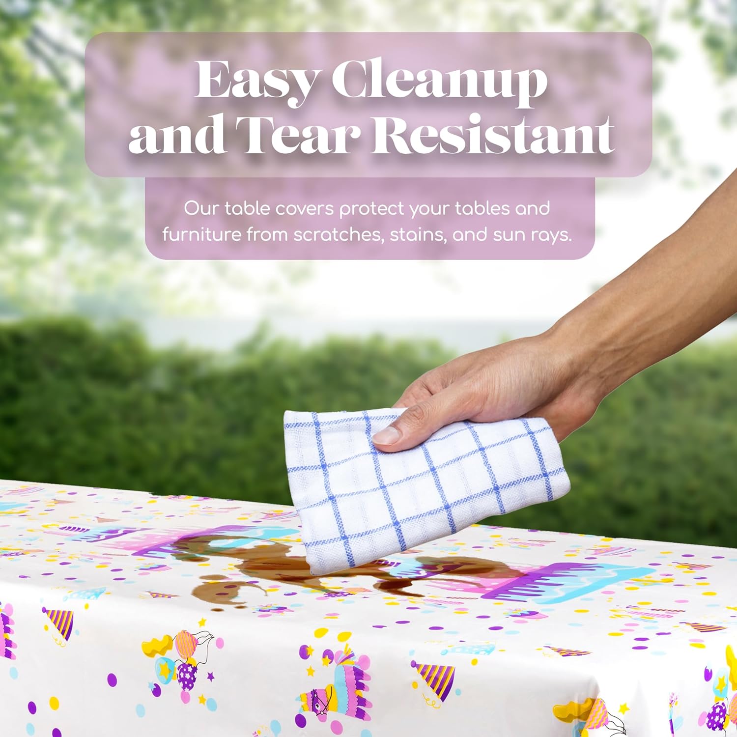 Party Unicorn Rectangle Plastic Table Cover