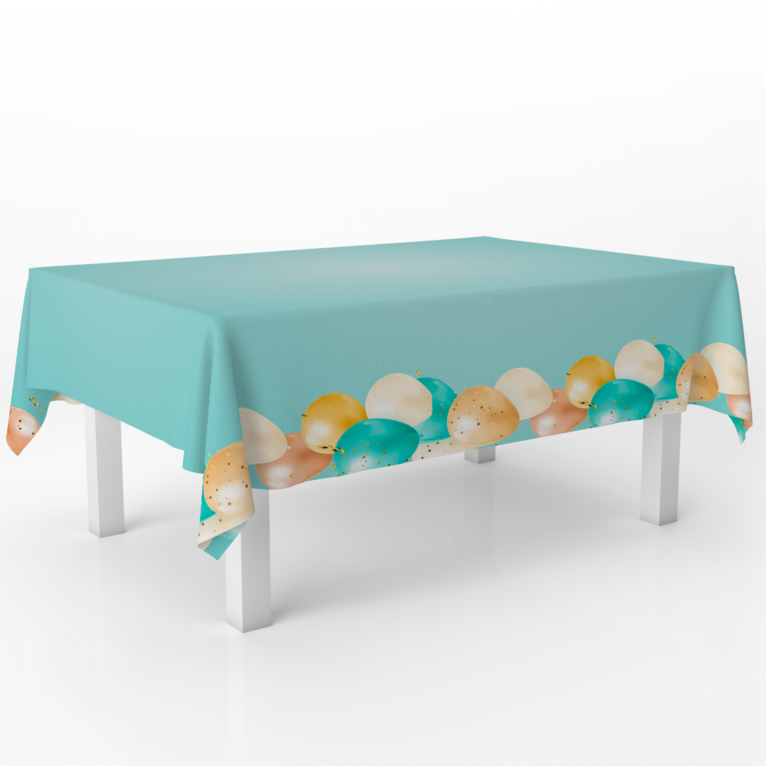 Balloon Bash Rectangle Plastic Table Cover