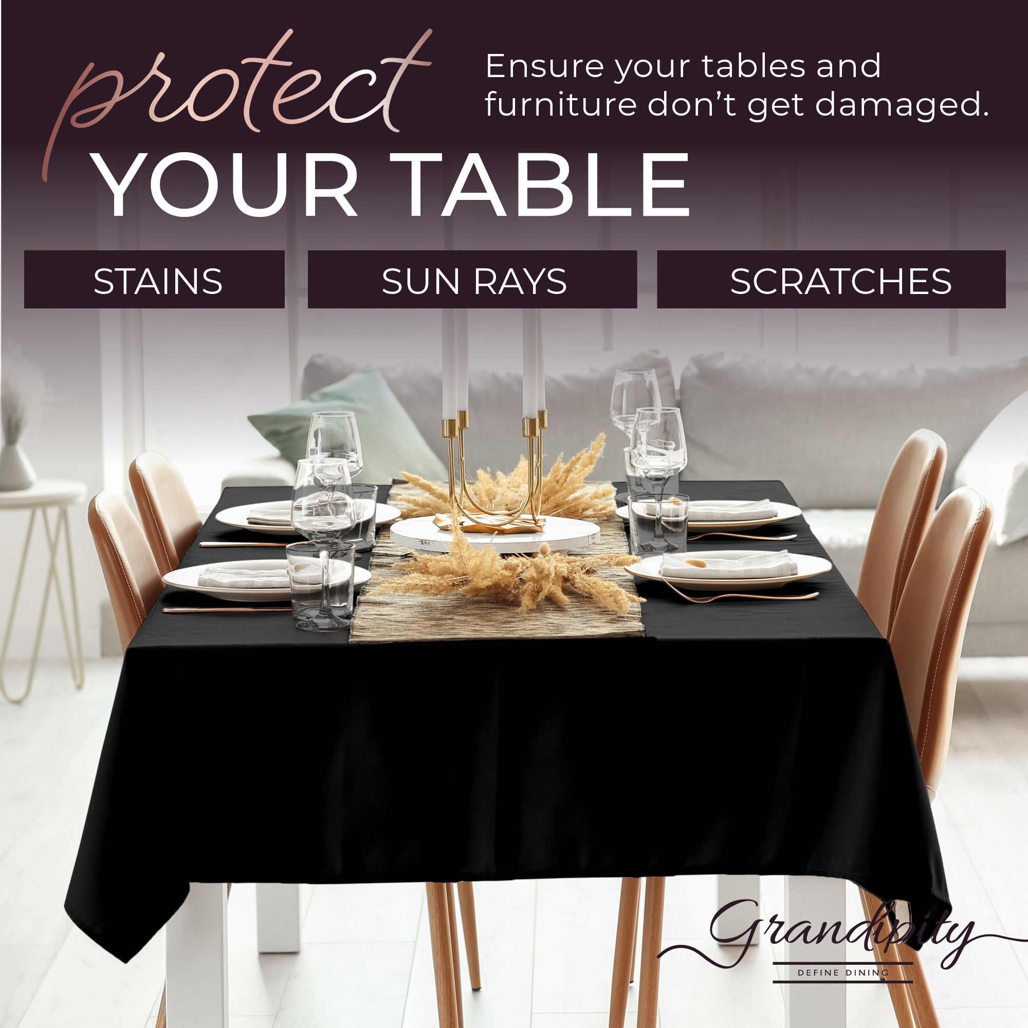 Rectangle Polyester Tablecloth
