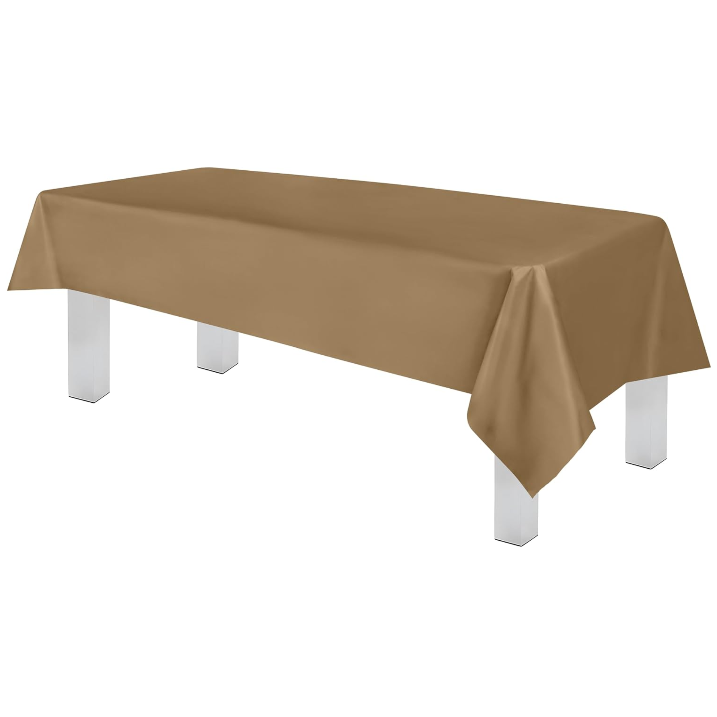Gold Premium Rectangle Plastic Table Cover