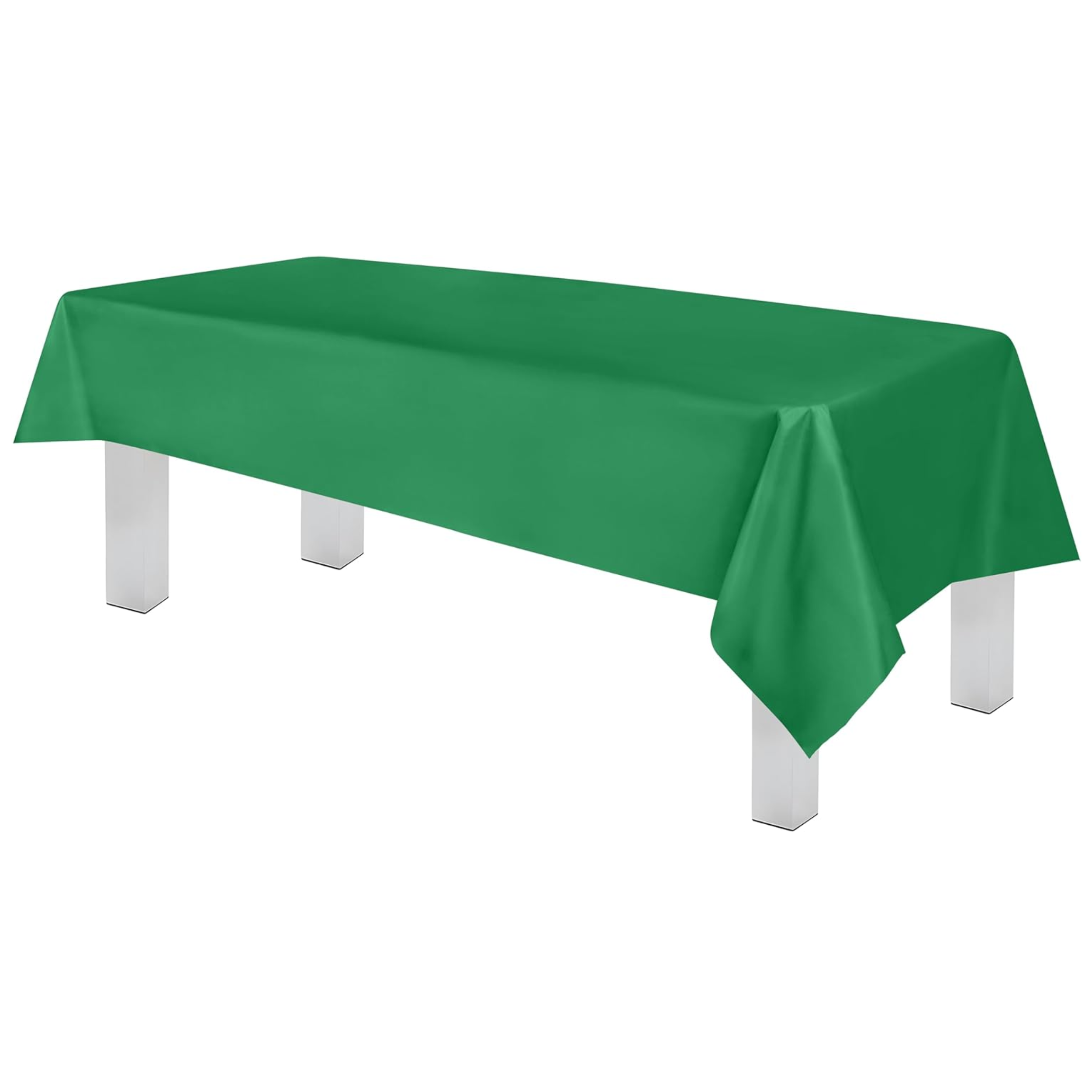 Green Premium Rectangle Plastic Table Cover