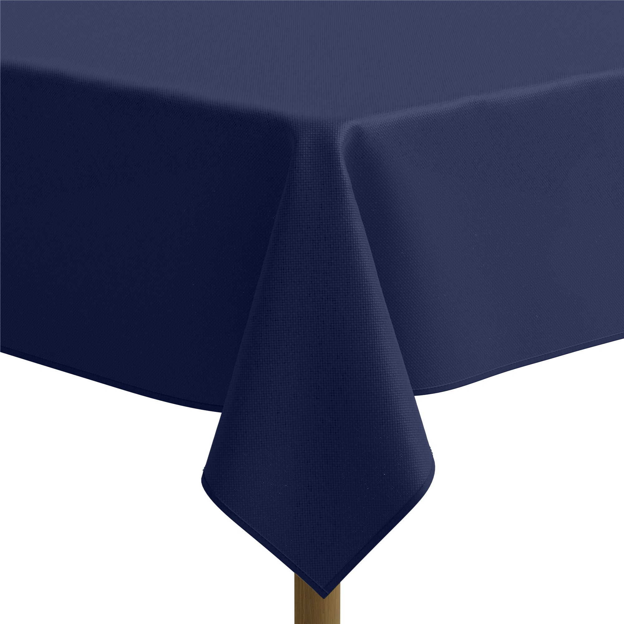 Navy Rectangle Polyester Tablecloth