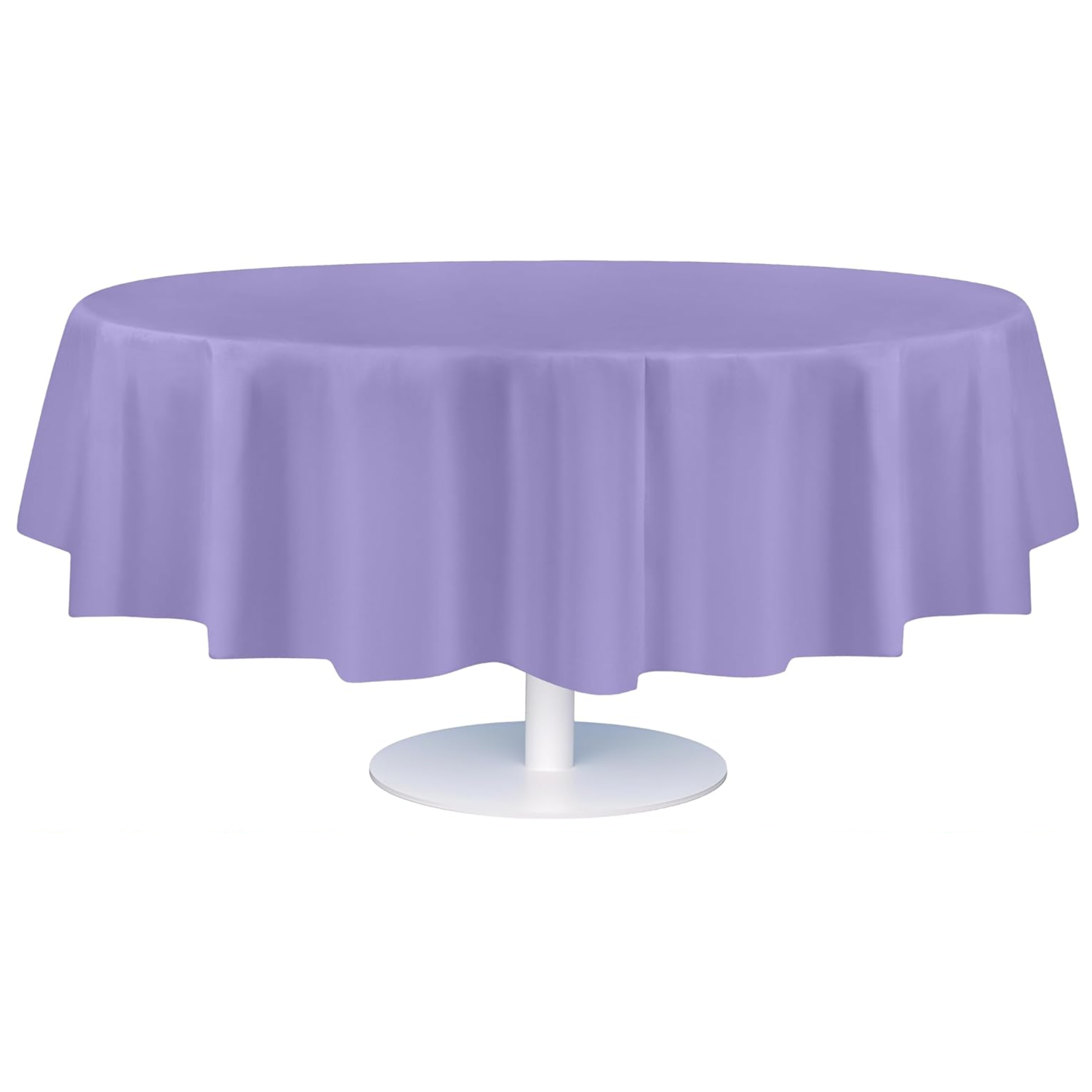 Lavender Premium Round Plastic Table Cover