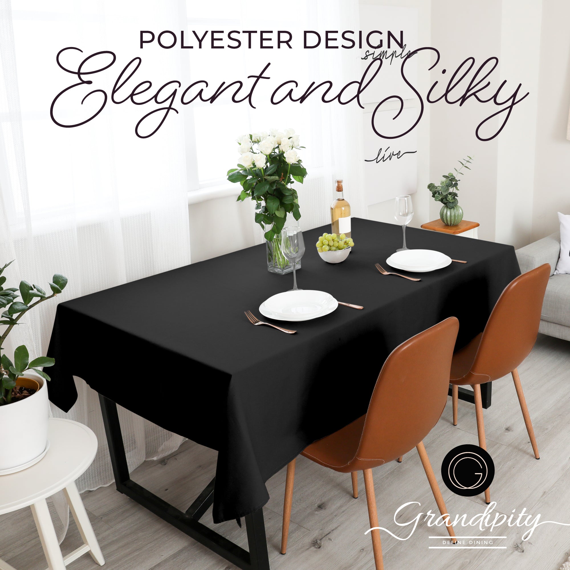 Rectangle Polyester Tablecloth