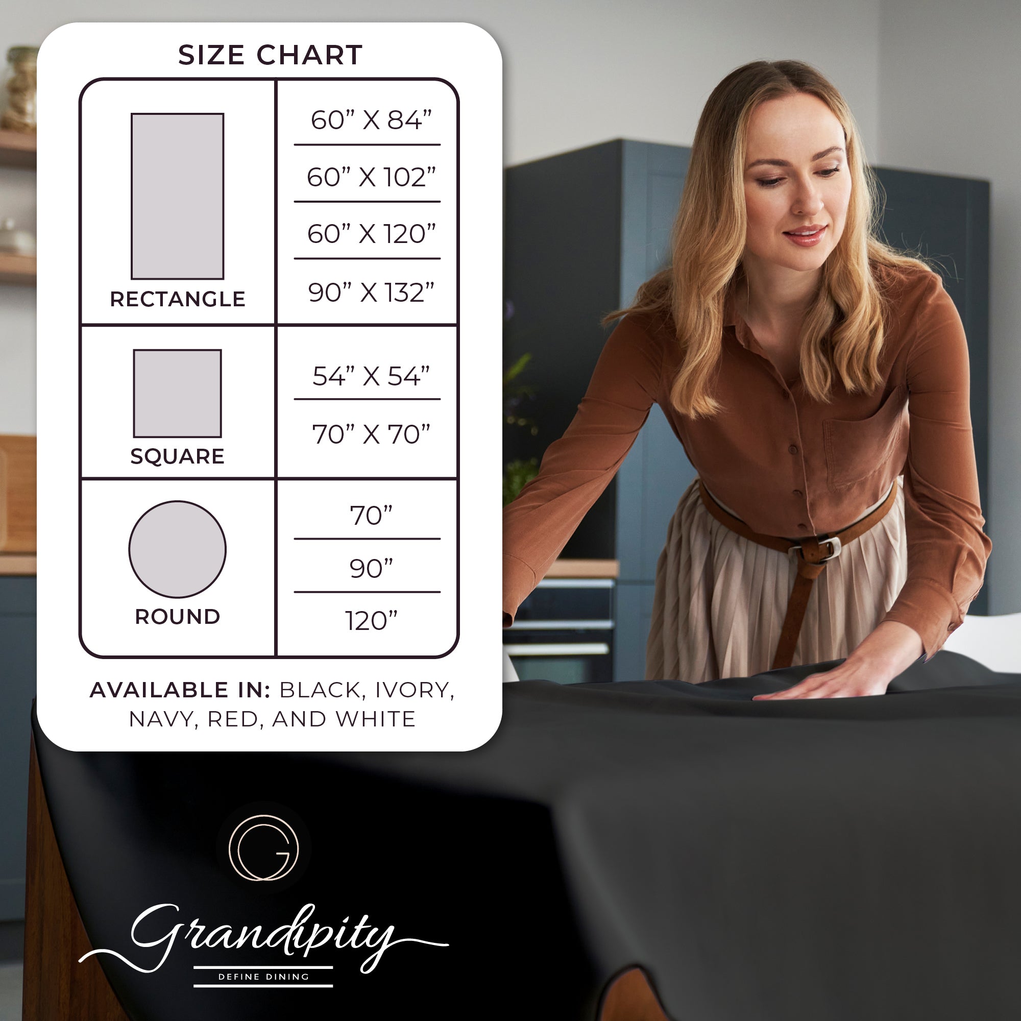 Rectangle Polyester Tablecloth