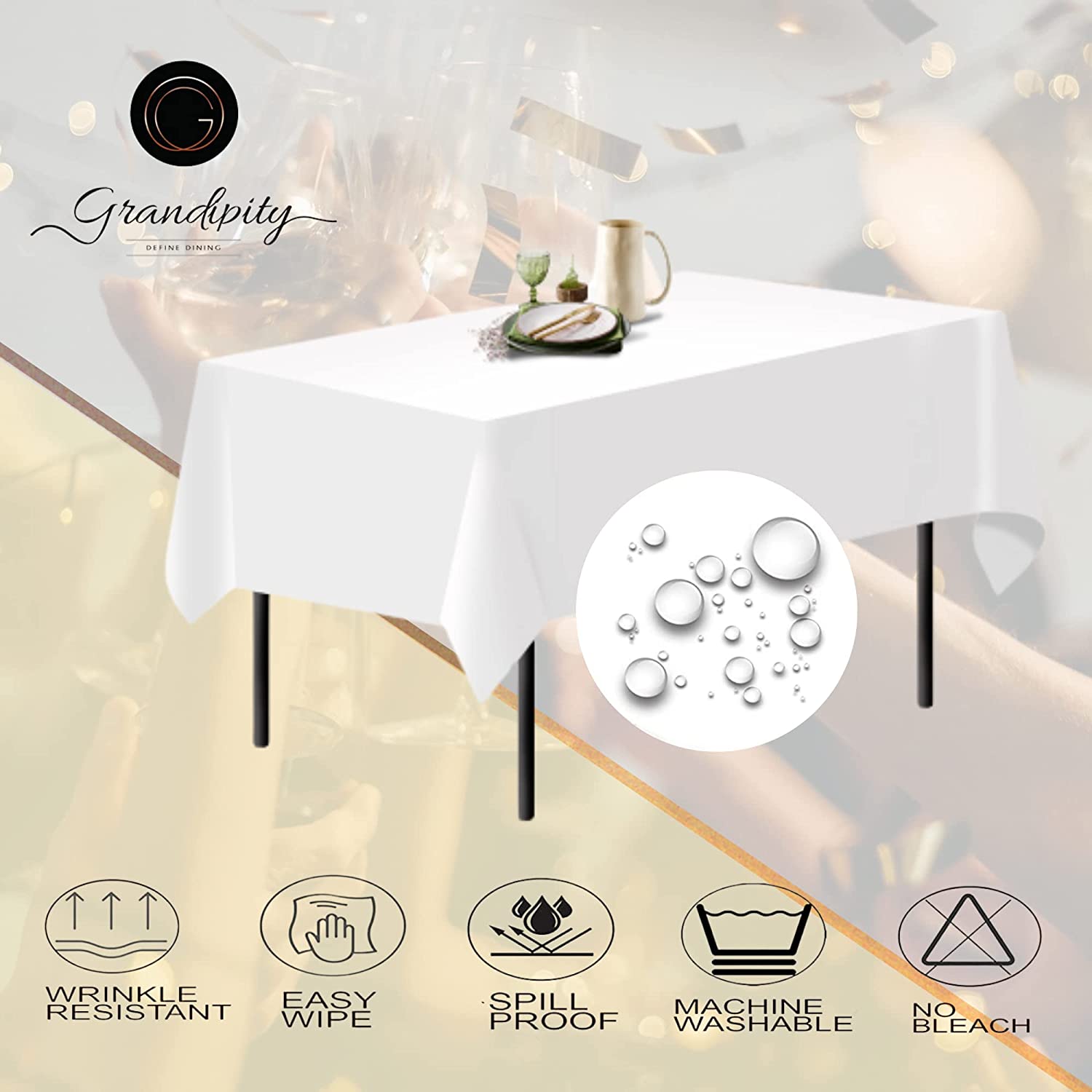 Polyester Rectangle Tablecloth