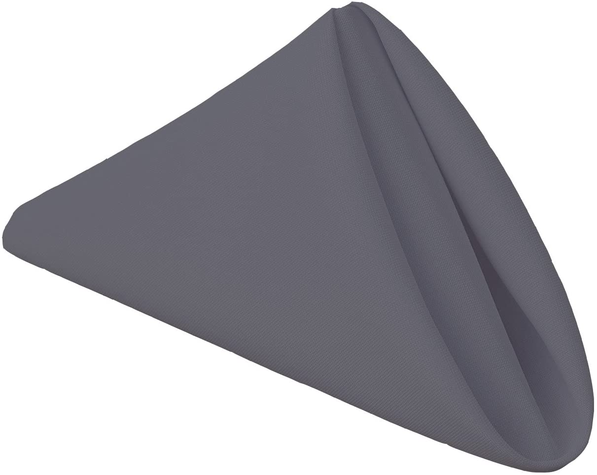 Table Napkins 18 x 18 Inch (Linen Alternative) Soft & Handcrafted with Mitered Corners
