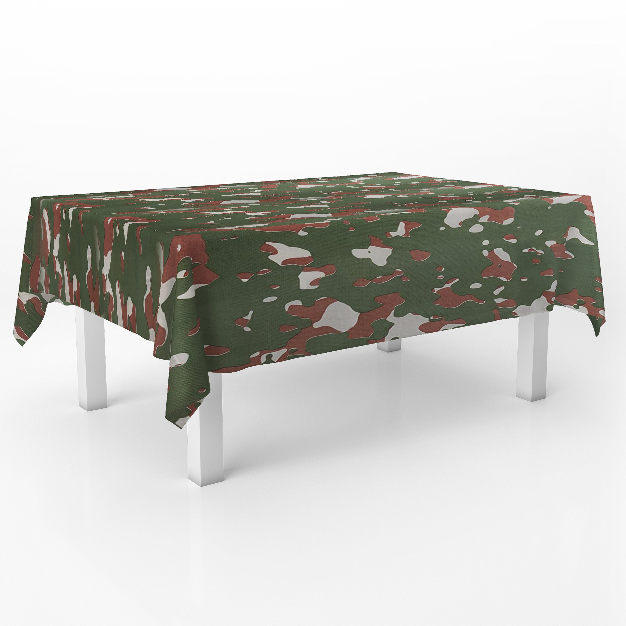 Camouflage Premium Rectangle Plastic Table Cover