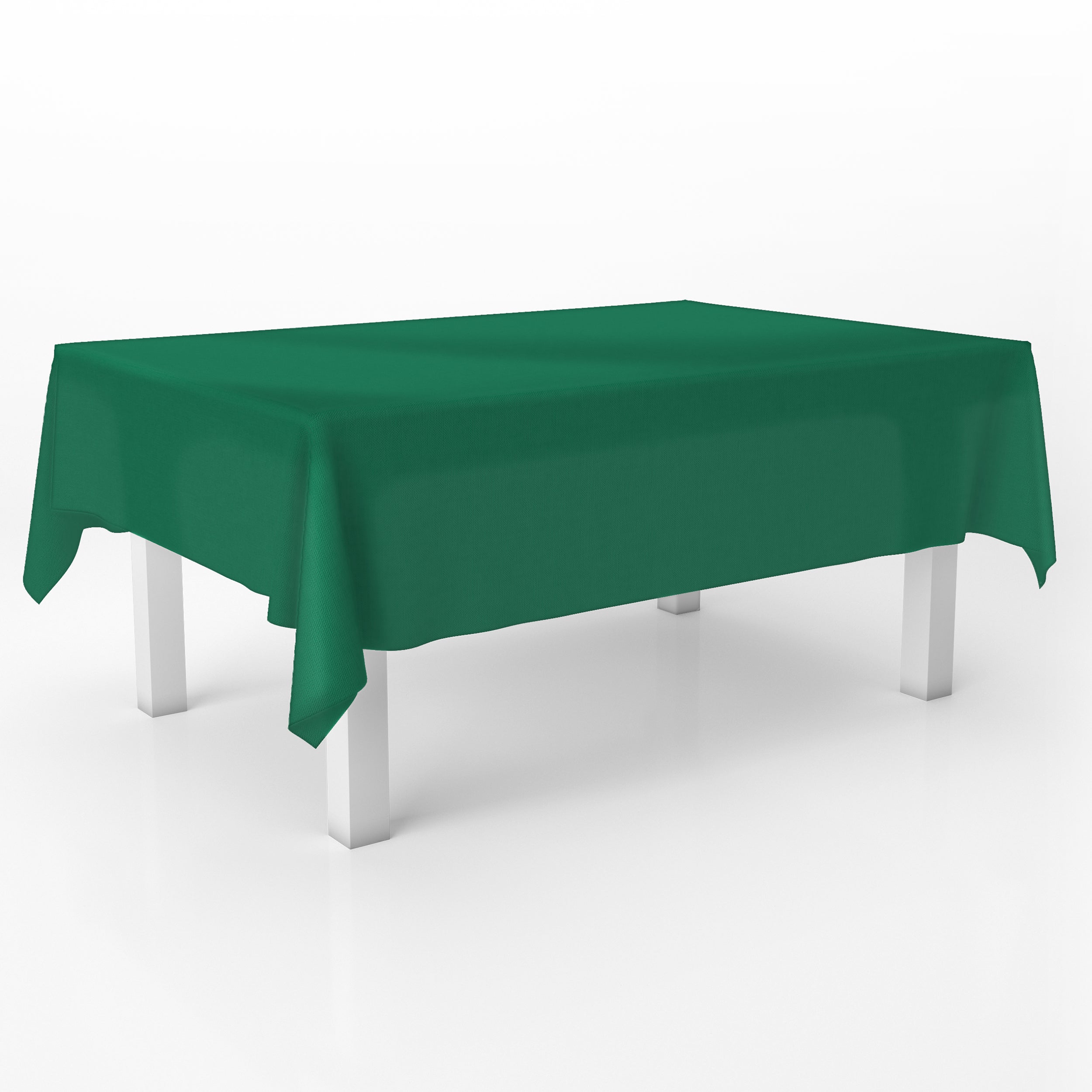 Dark Green Premium Rectangle Plastic Table Cover