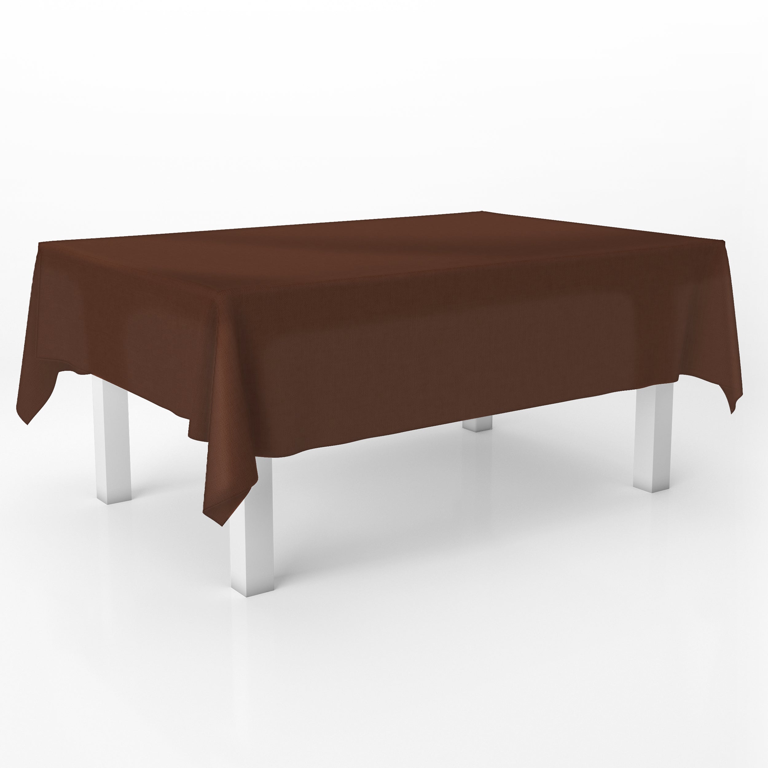Brown Premium Rectangle Plastic Table Cover