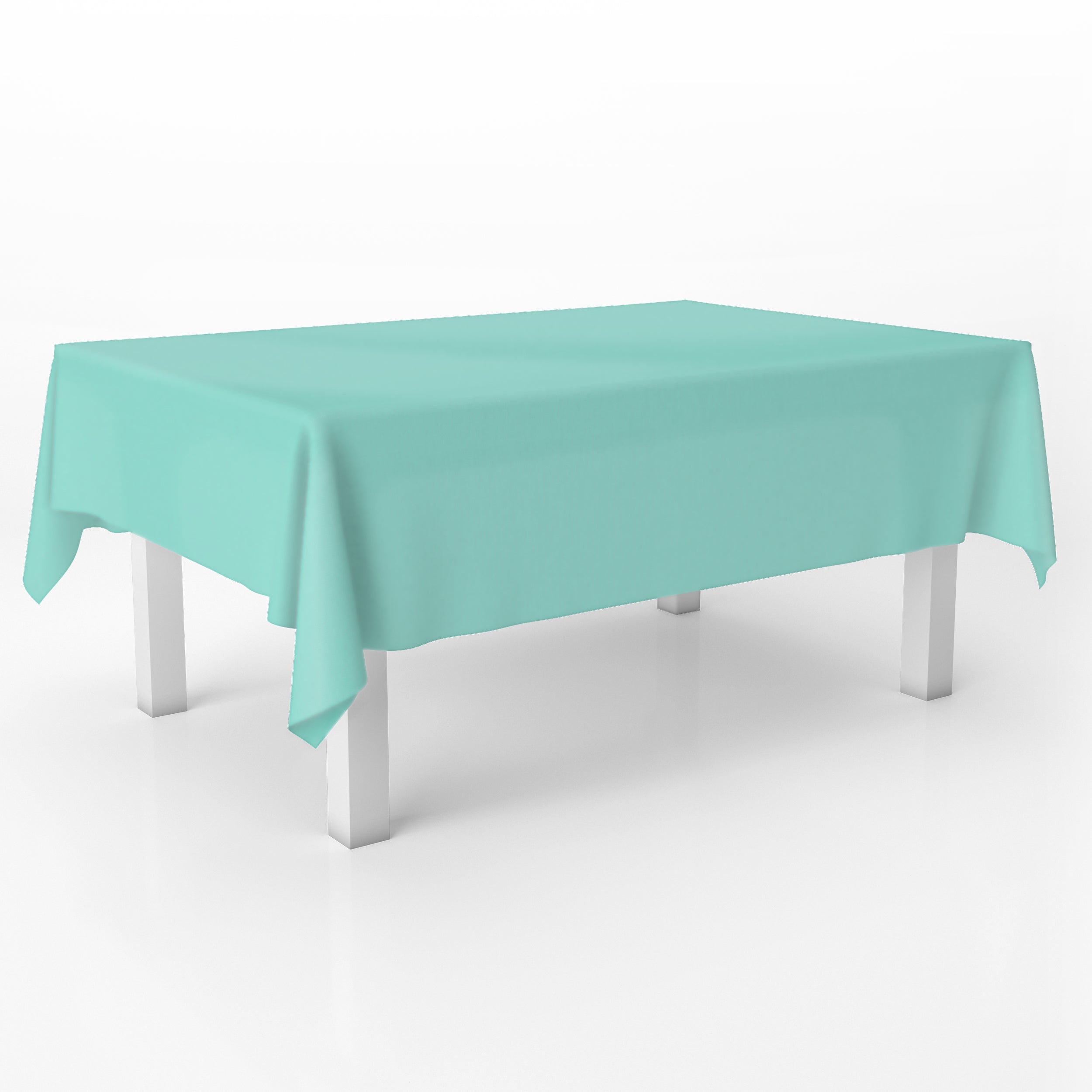Aqua Premium Rectangle Plastic Table Cover