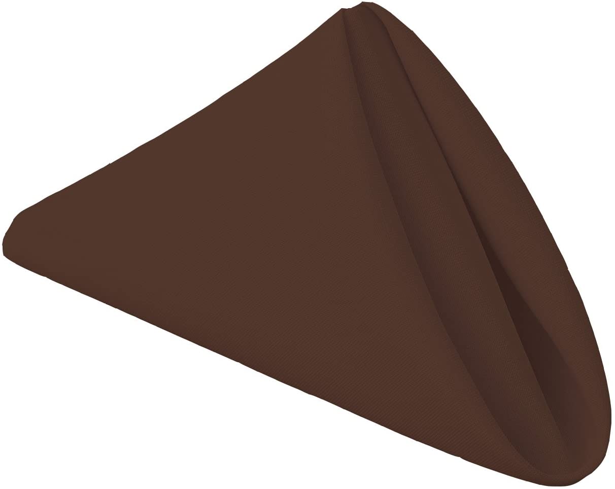 Table Napkins 18 x 18 Inch (Linen Alternative) Soft & Handcrafted with Mitered Corners